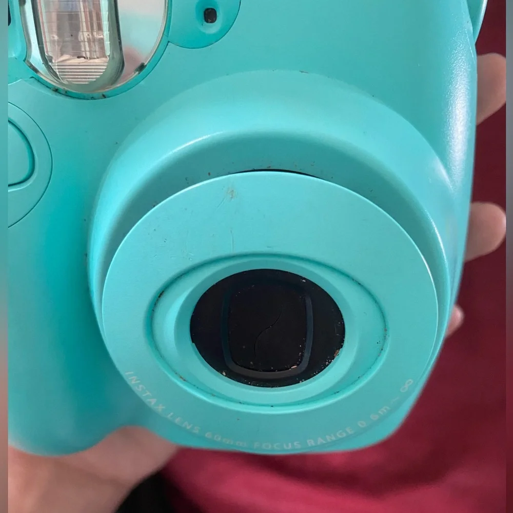 fujifilm instax mini 7s instant film camera in mint green